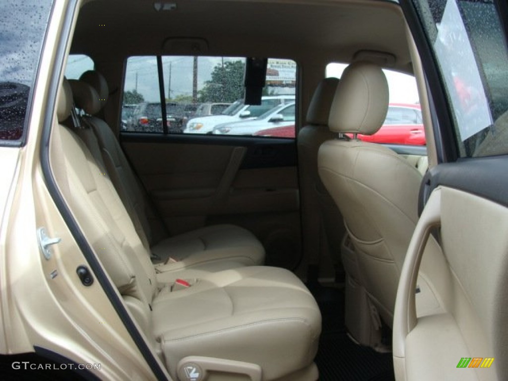 Sand Beige Interior 2008 Toyota Highlander 4WD Photo #55331764