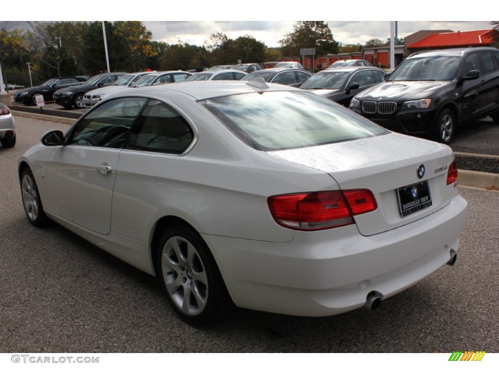 2008 3 Series 335xi Coupe - Alpine White / Cream Beige photo #7