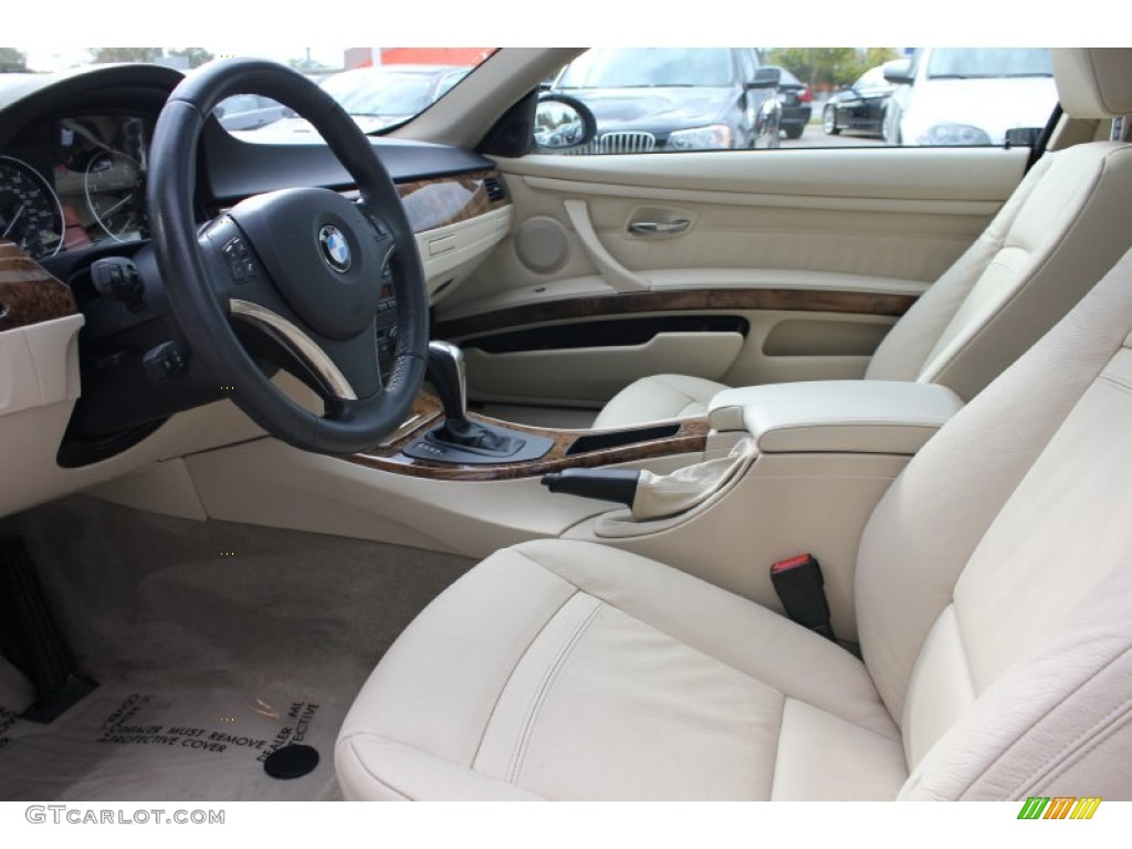 2008 3 Series 335xi Coupe - Alpine White / Cream Beige photo #10