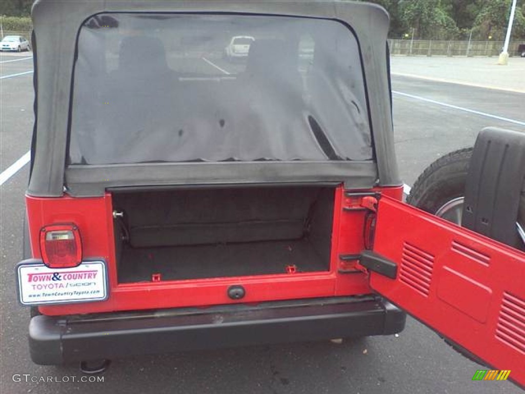 2006 Wrangler Sport 4x4 - Flame Red / Dark Slate Gray photo #13