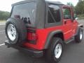 2006 Flame Red Jeep Wrangler Sport 4x4  photo #14