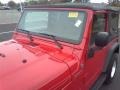 2006 Flame Red Jeep Wrangler Sport 4x4  photo #19