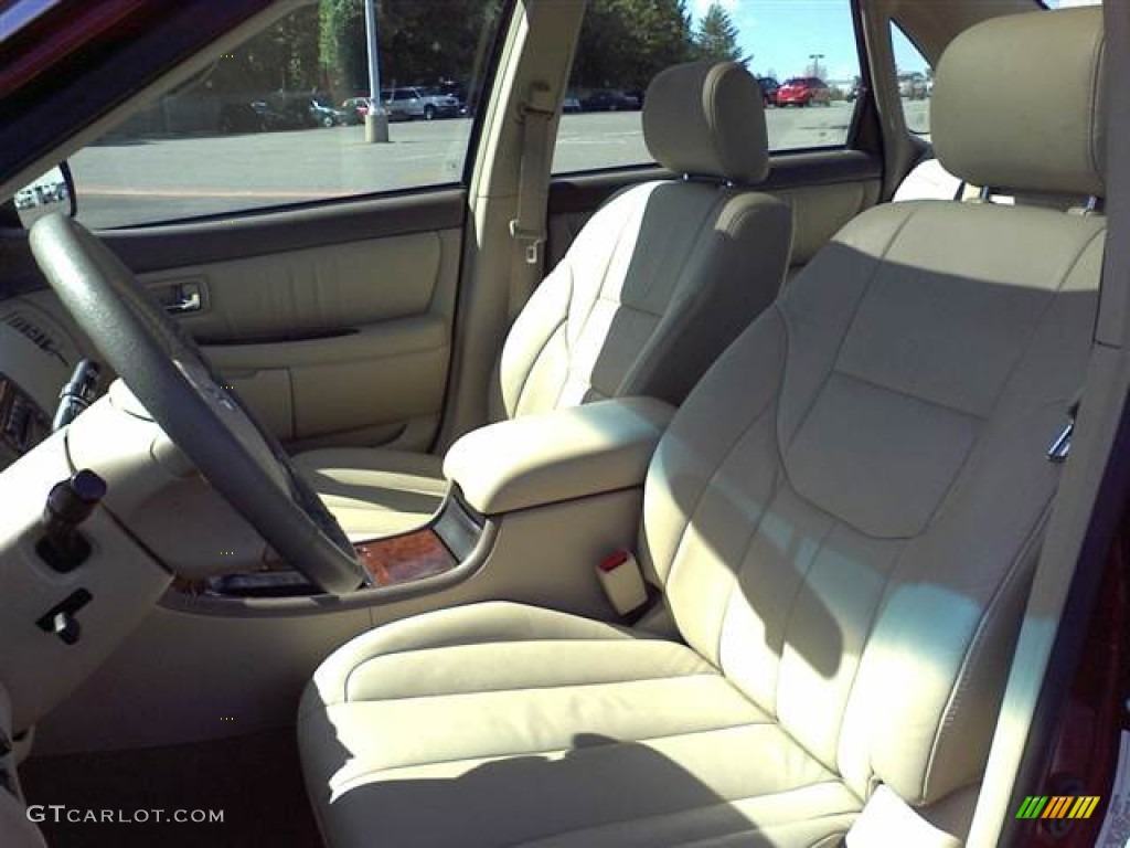 2002 Avalon XLS - Vintage Red Pearl / Taupe photo #6