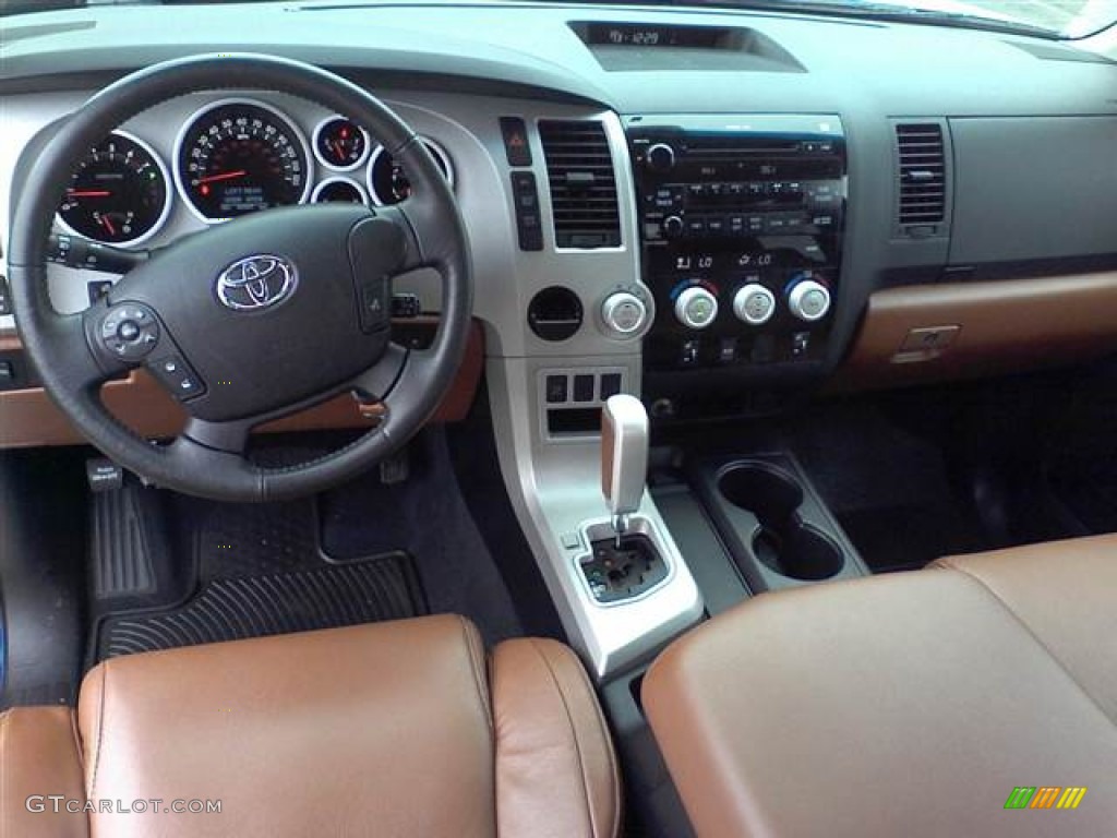 Red Rock Interior 2007 Toyota Tundra Limited Double Cab Photo #55333715