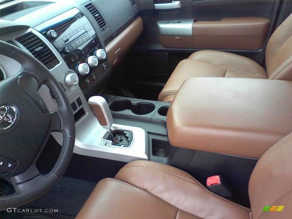 Red Rock Interior 2007 Toyota Tundra Limited Double Cab Photo #55333734