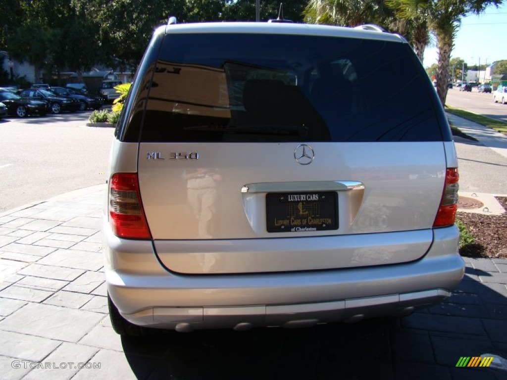 2005 ML 350 4Matic Special Edition - Brilliant Silver Metallic / Charcoal photo #6