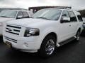 White Platinum Tri-Coat Metallic 2009 Ford Expedition Limited 4x4