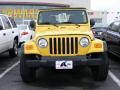 2004 Solar Yellow Jeep Wrangler X 4x4  photo #2