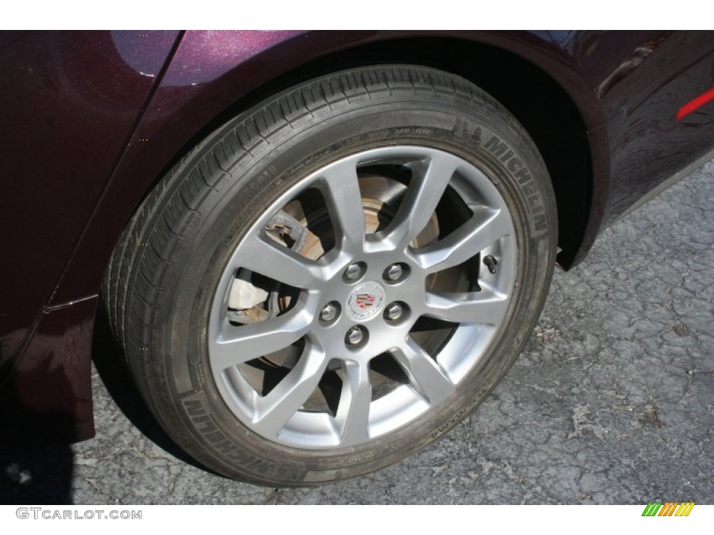 2008 CTS Sedan - Black Cherry / Cashmere/Cocoa photo #7