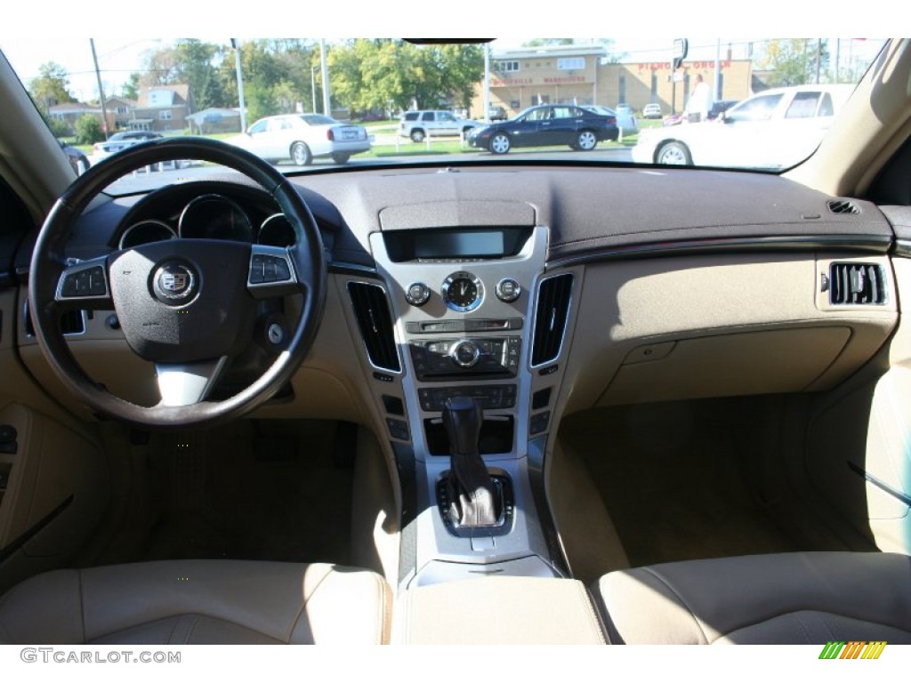 2008 CTS Sedan - Black Cherry / Cashmere/Cocoa photo #12
