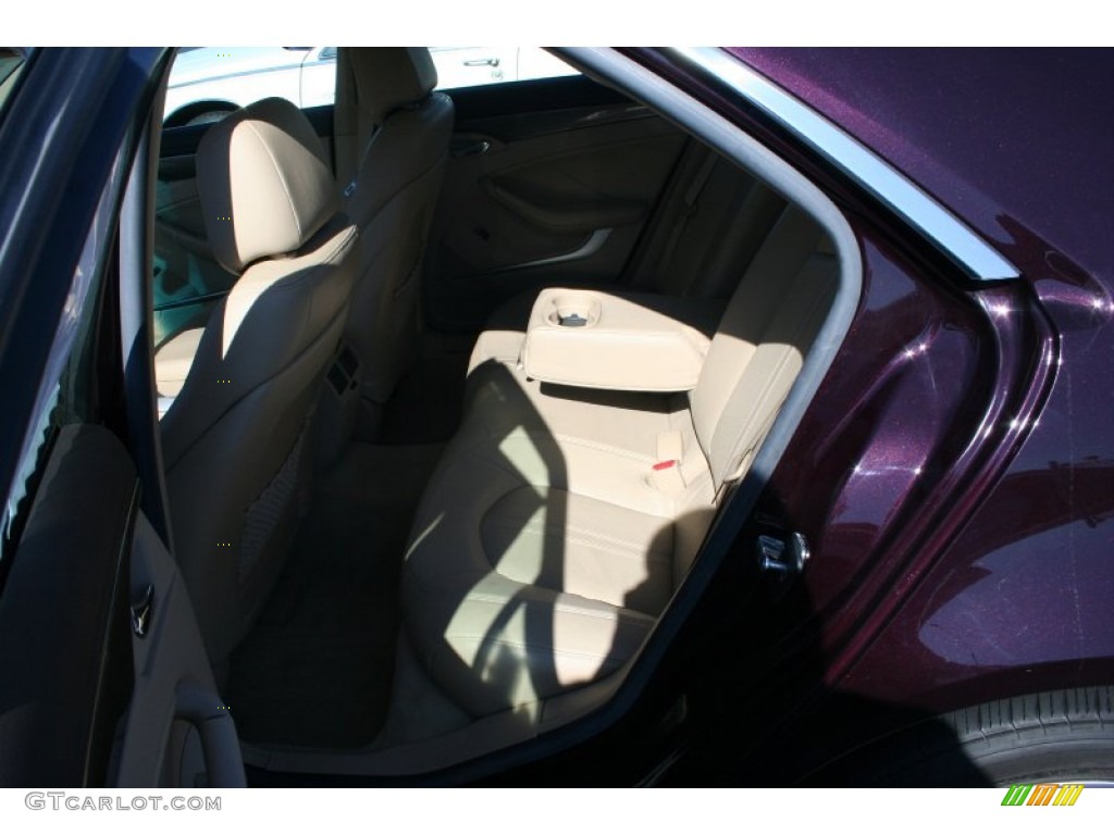 2008 CTS Sedan - Black Cherry / Cashmere/Cocoa photo #16