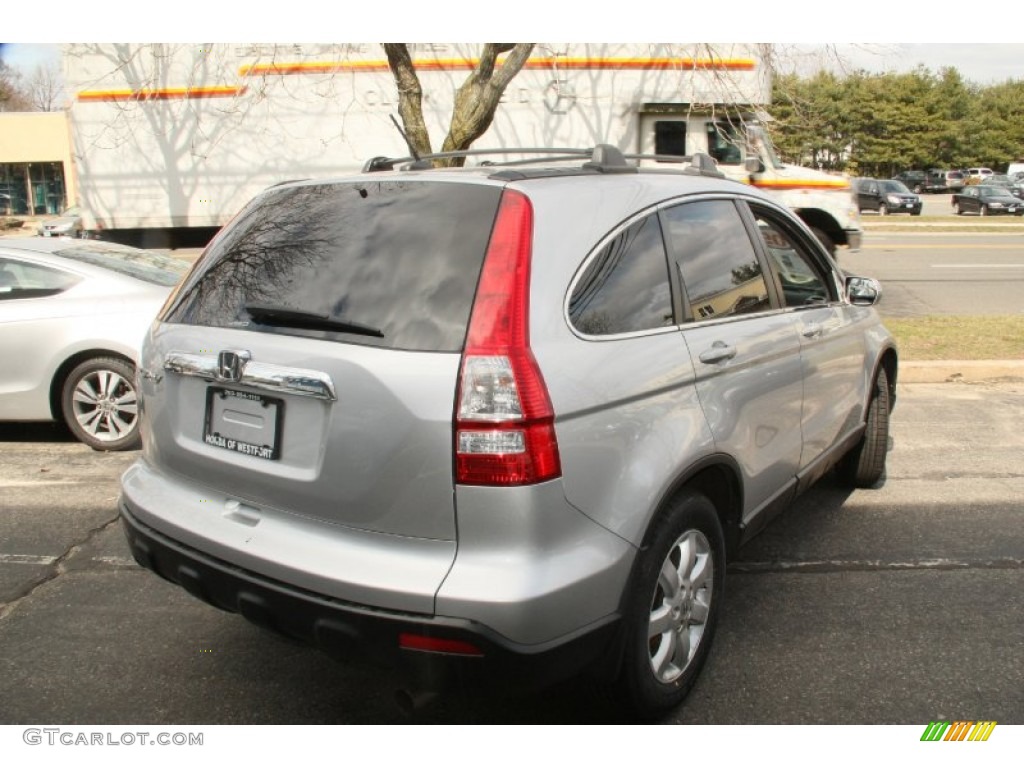 2009 CR-V EX-L 4WD - Alabaster Silver Metallic / Gray photo #6