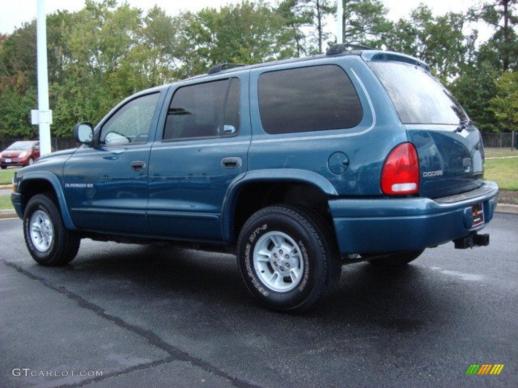 2000 Durango SLT 4x4 - Aquamarine Metallic / Mist Gray photo #5