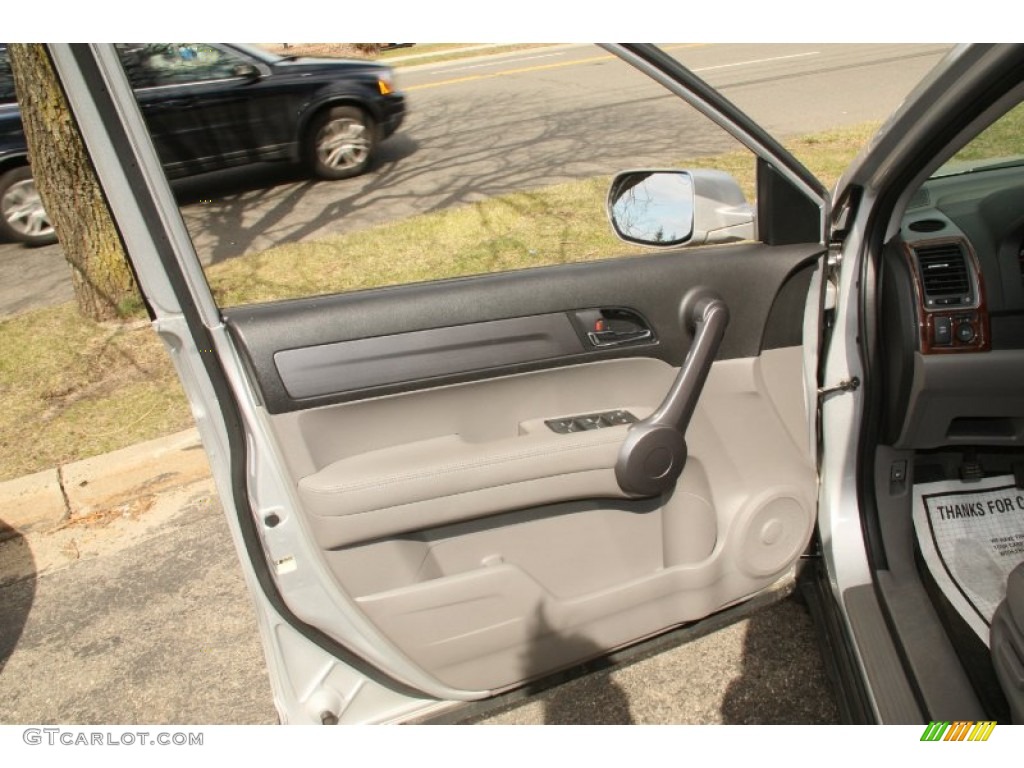 2009 CR-V EX-L 4WD - Alabaster Silver Metallic / Gray photo #13