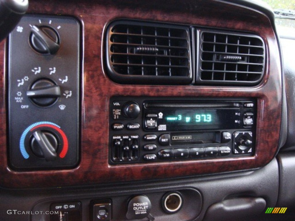 2000 Durango SLT 4x4 - Aquamarine Metallic / Mist Gray photo #14