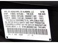 B92P: Nighthawk Black Pearl 2009 Honda Odyssey Touring Color Code