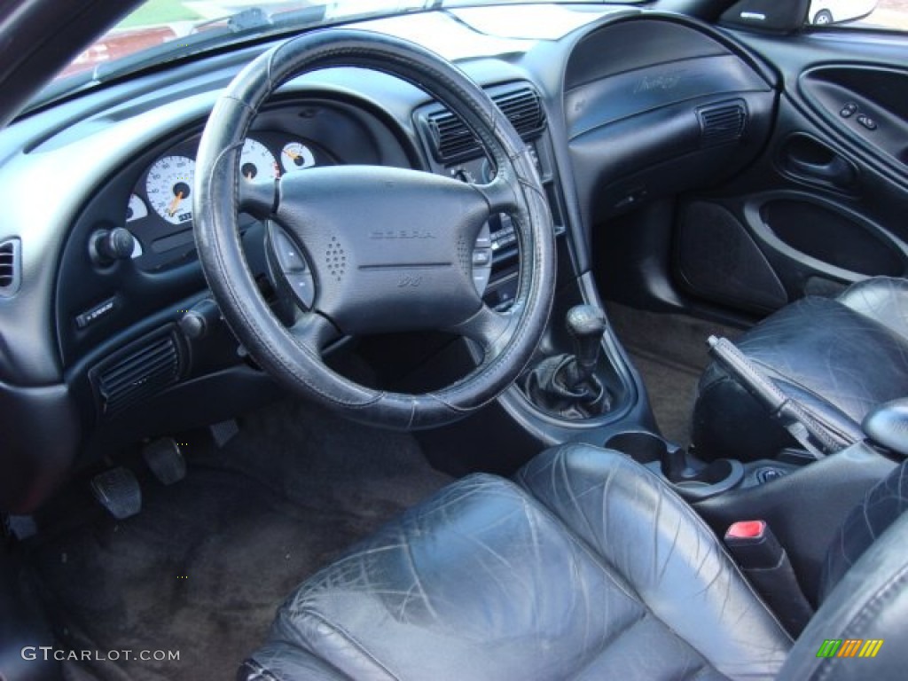Black Interior 1998 Ford Mustang Svt Cobra Convertible Photo