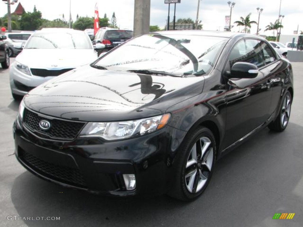 Ebony Black 2010 Kia Forte Koup SX Exterior Photo #55339940