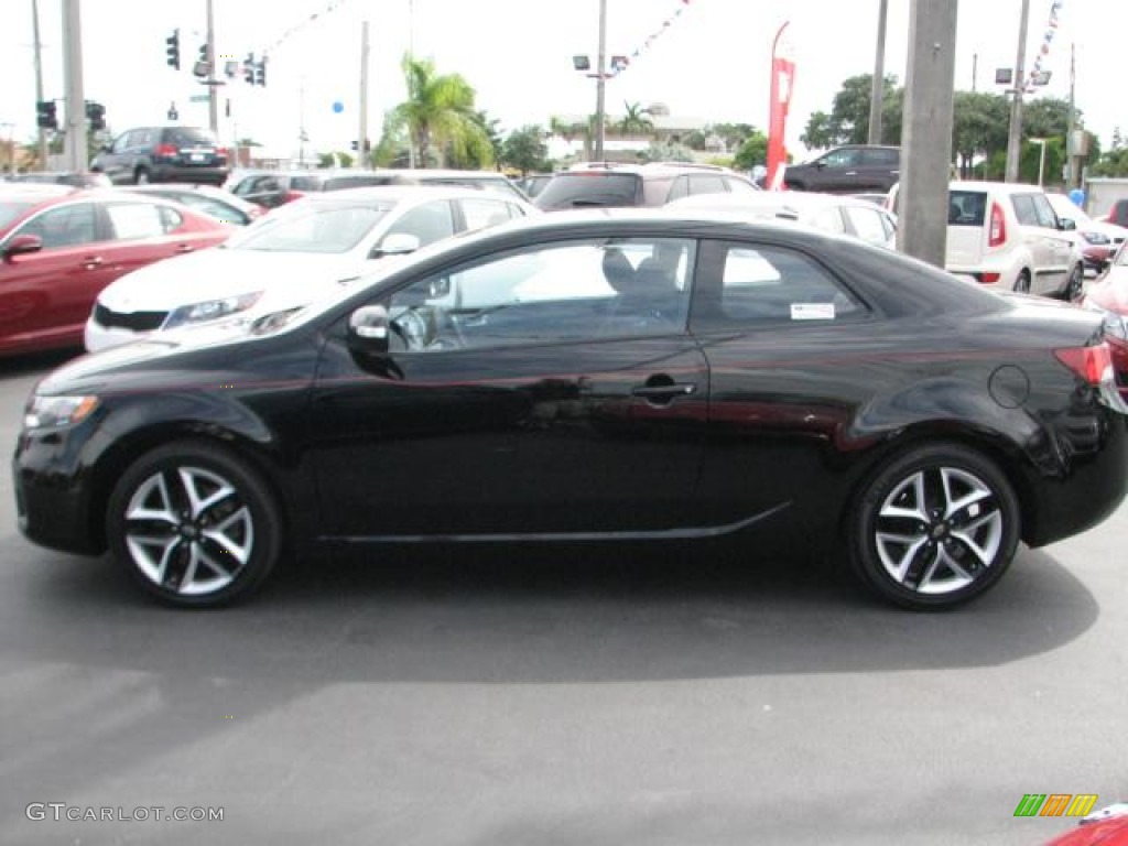 Ebony Black 2010 Kia Forte Koup SX Exterior Photo #55339949