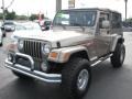 2005 Light Khaki Metallic Jeep Wrangler Unlimited 4x4  photo #5