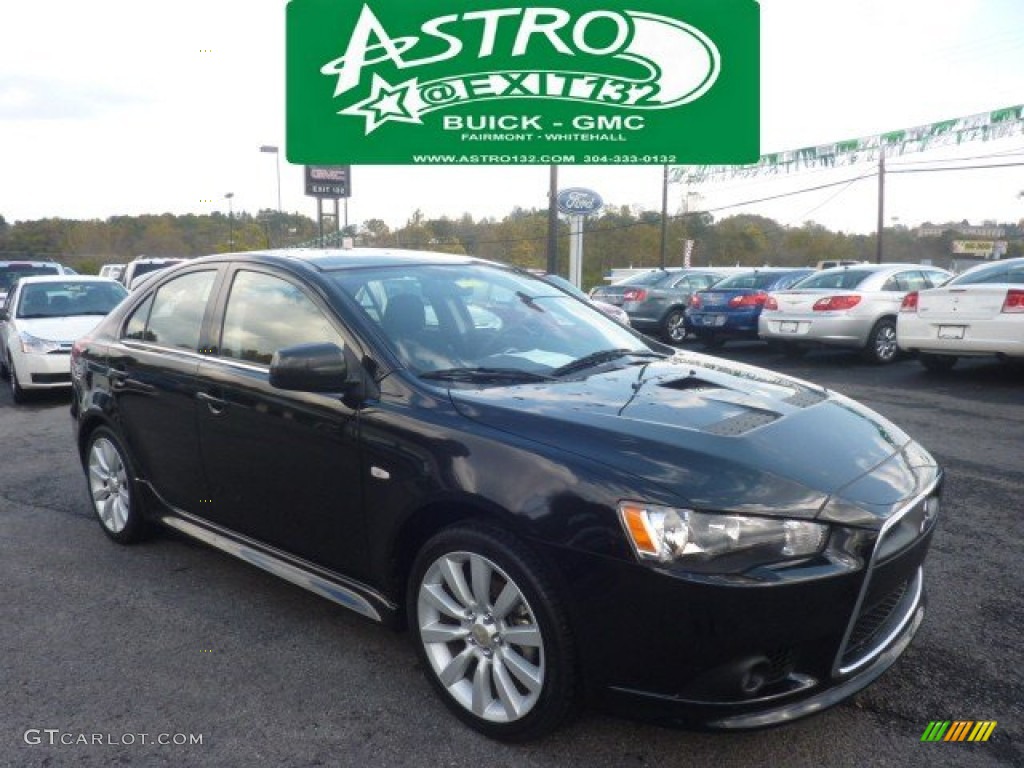 2010 Tarmac Black Pearl Mitsubishi Lancer Sportback Ralliart
