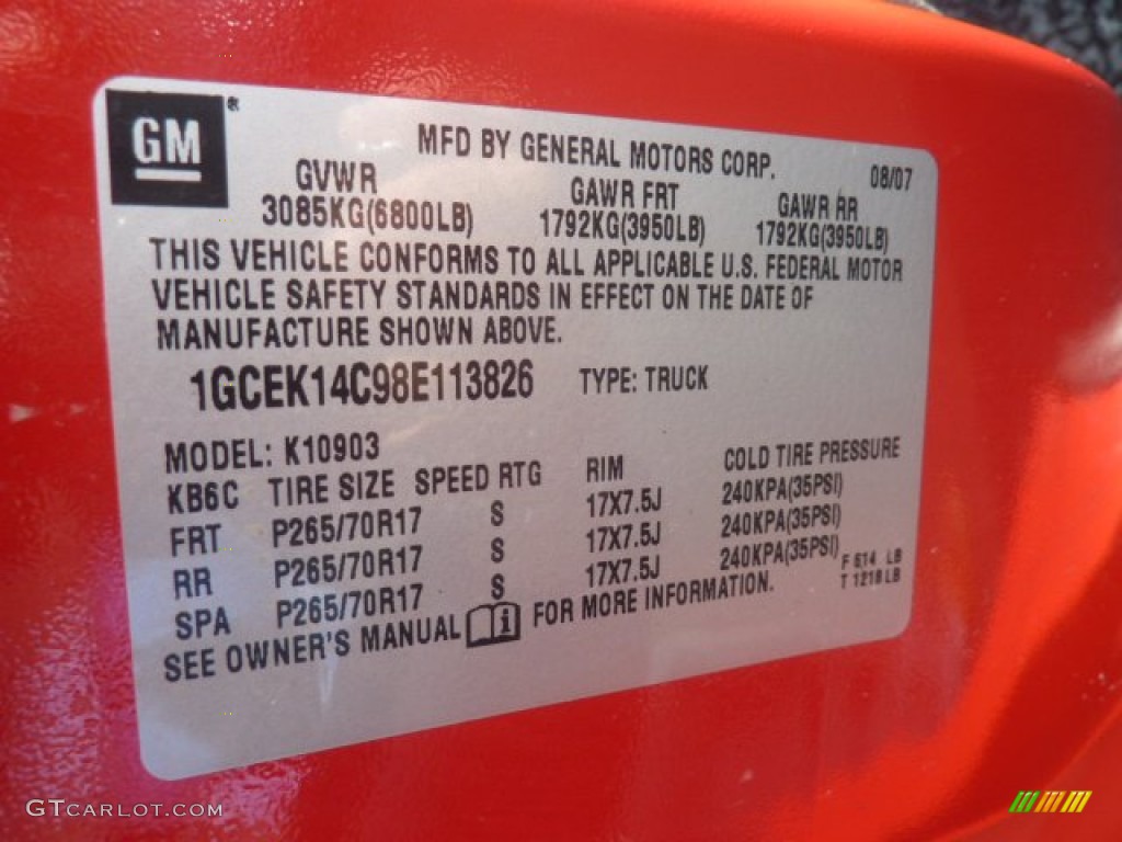 2008 Silverado 1500 Work Truck Regular Cab 4x4 - Victory Red / Light Titanium/Ebony Accents photo #19