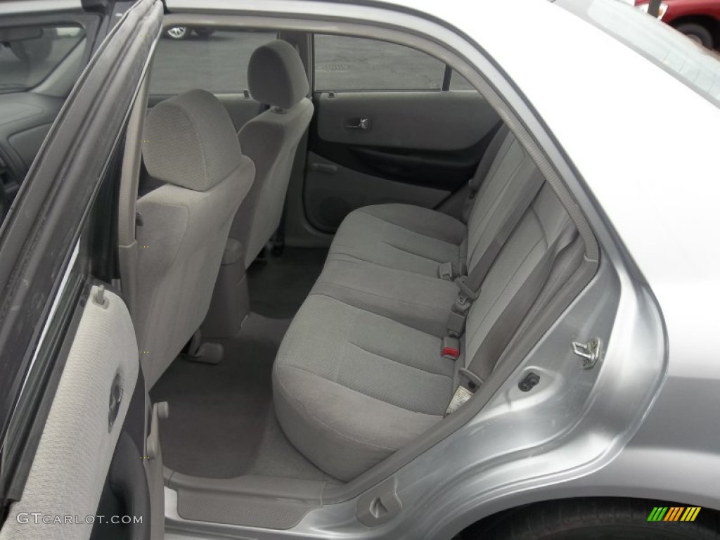 Gray Interior 2002 Mazda Protege DX Photo #55341377