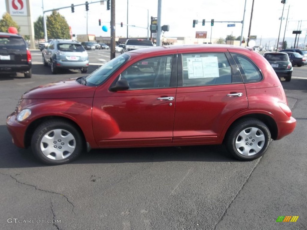 2007 PT Cruiser  - Inferno Red Crystal Pearl / Pastel Slate Gray photo #4