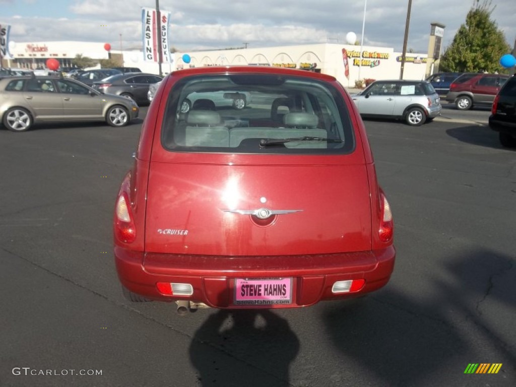 2007 PT Cruiser  - Inferno Red Crystal Pearl / Pastel Slate Gray photo #6