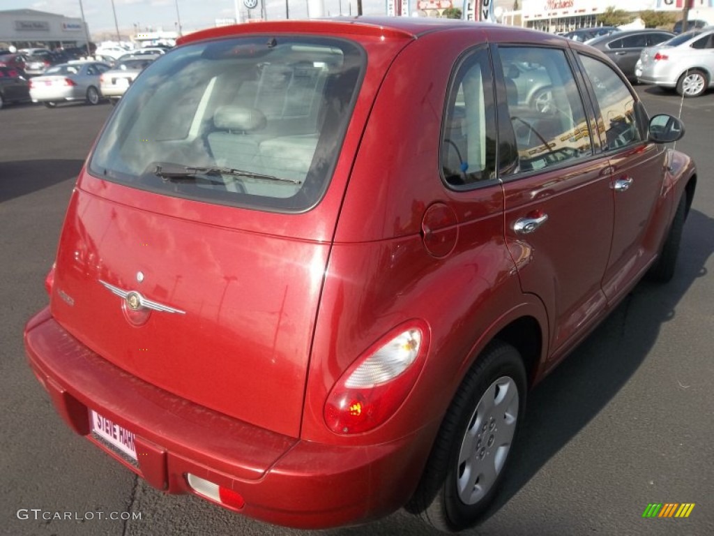 2007 PT Cruiser  - Inferno Red Crystal Pearl / Pastel Slate Gray photo #7