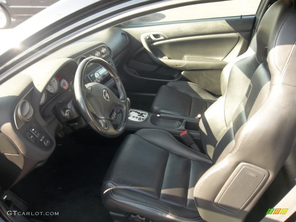Ebony Interior 2006 Acura RSX Sports Coupe Photo #55341845