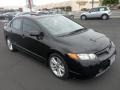 Nighthawk Black Pearl 2007 Honda Civic Si Sedan Exterior