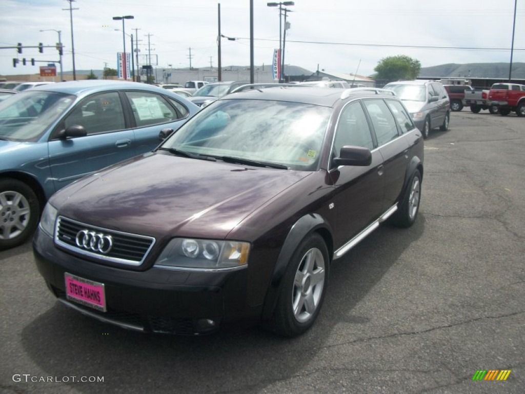 2003 Allroad 2.7T quattro - Burgundy Red / Ecru/Light Brown photo #2