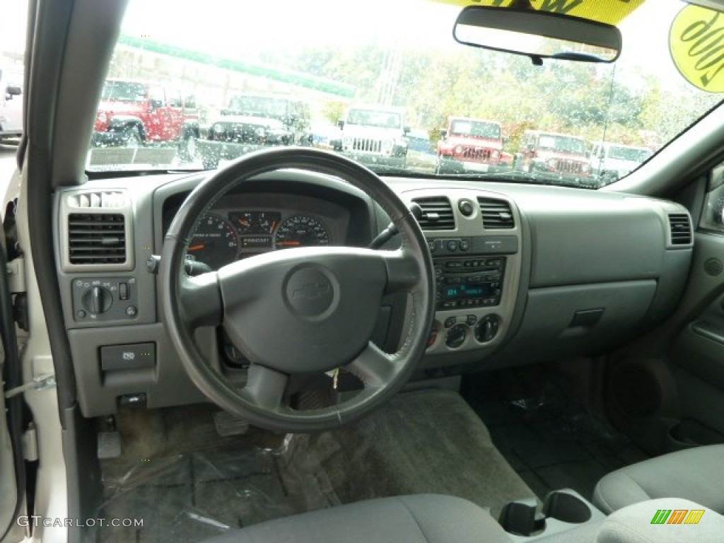 2006 Chevrolet Colorado LT Crew Cab 4x4 Medium Pewter Dashboard Photo #55342325