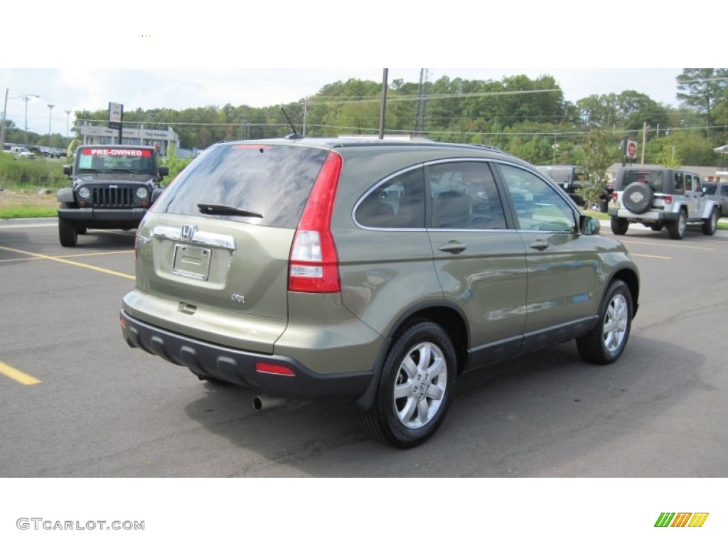 2009 CR-V EX-L - Green Tea Metallic / Ivory photo #5