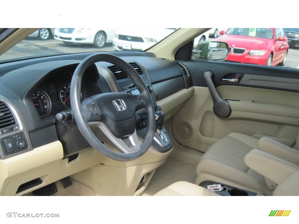 2009 CR-V EX-L - Green Tea Metallic / Ivory photo #12