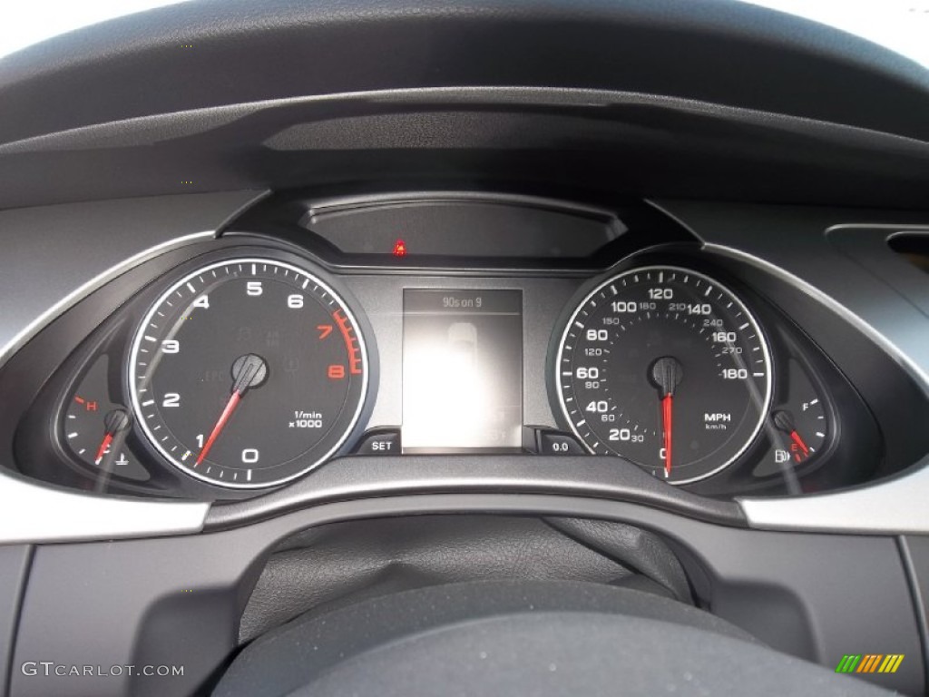 2012 Audi A4 2.0T quattro Sedan Gauges Photo #55343237