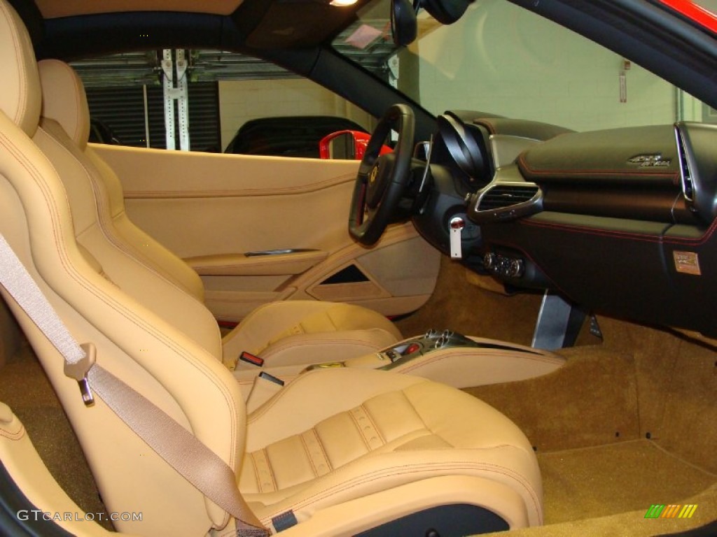 Beige Interior 2010 Ferrari 458 Italia Photo #55343897