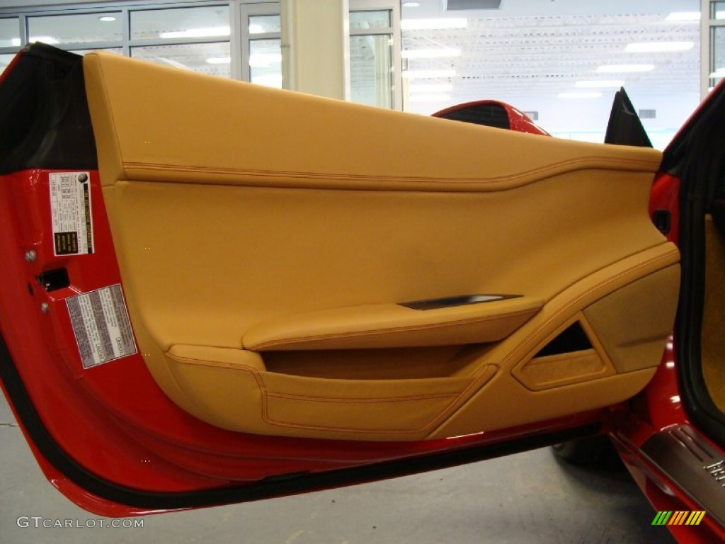 2010 Ferrari 458 Italia Beige Door Panel Photo #55343922