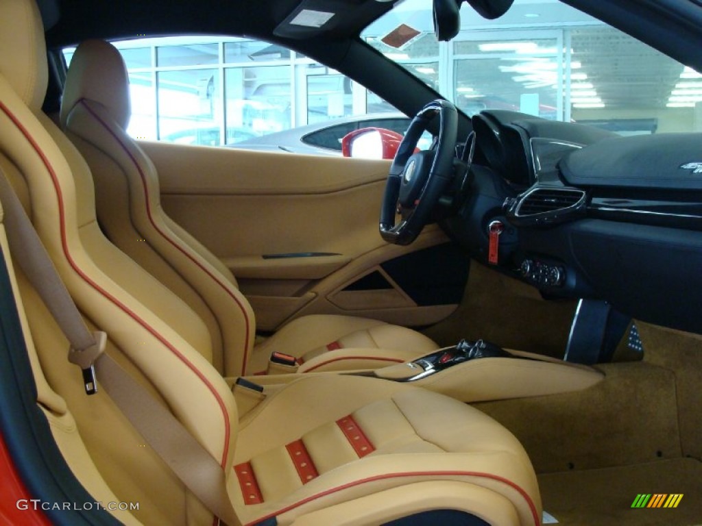 Beige Interior 2010 Ferrari 458 Italia Photo #55344188