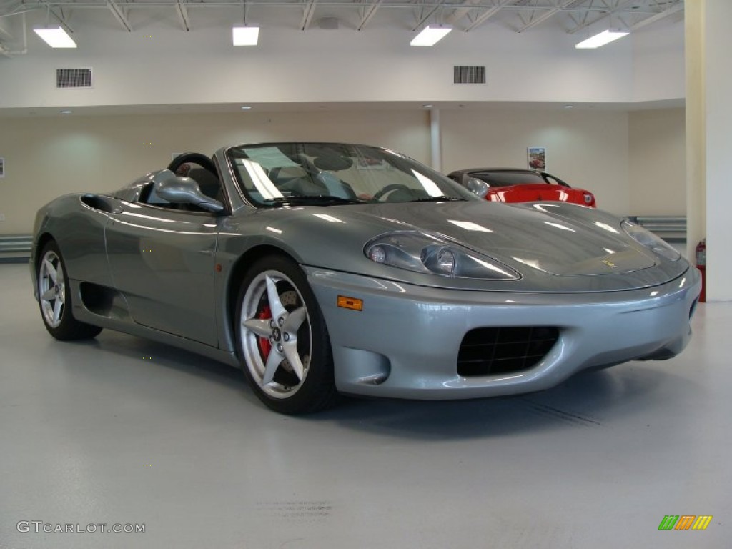 Titanium Metallic 2001 Ferrari 360 Spider Exterior Photo #55344365
