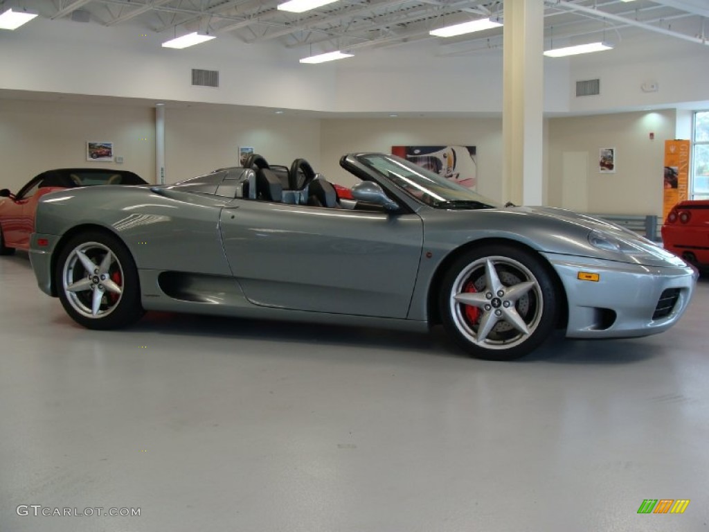 Titanium Metallic 2001 Ferrari 360 Spider Exterior Photo #55344373