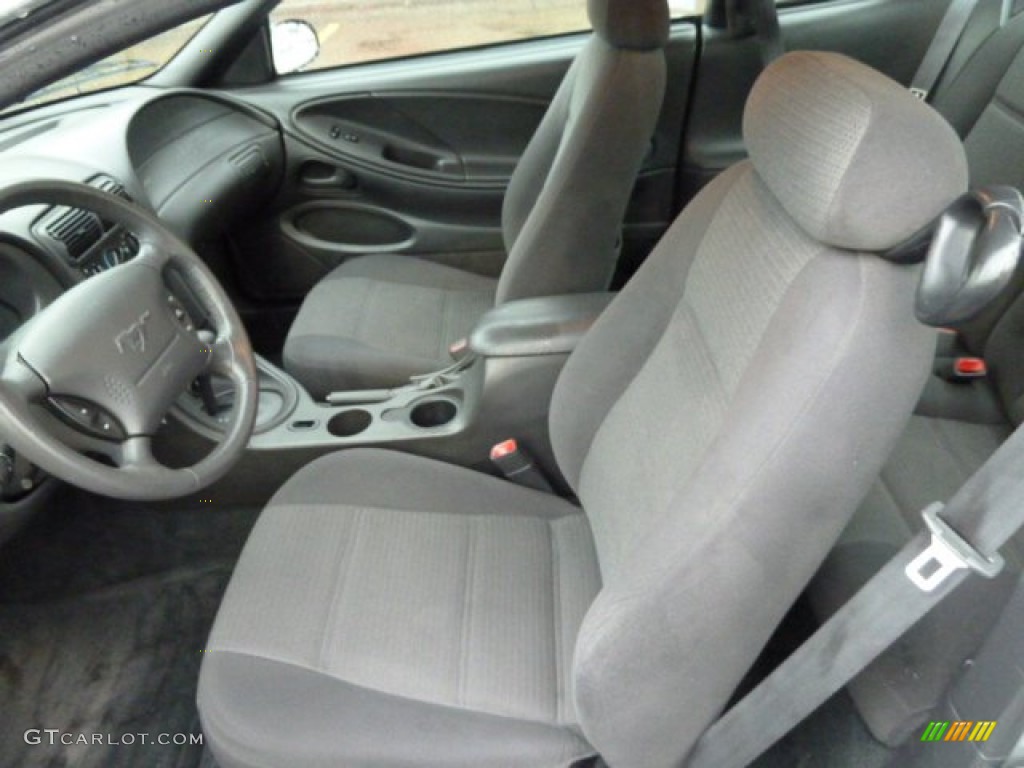 2001 Mustang V6 Coupe - Silver Metallic / Dark Charcoal photo #10