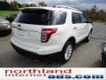 2012 White Suede Ford Explorer XLT 4WD  photo #8