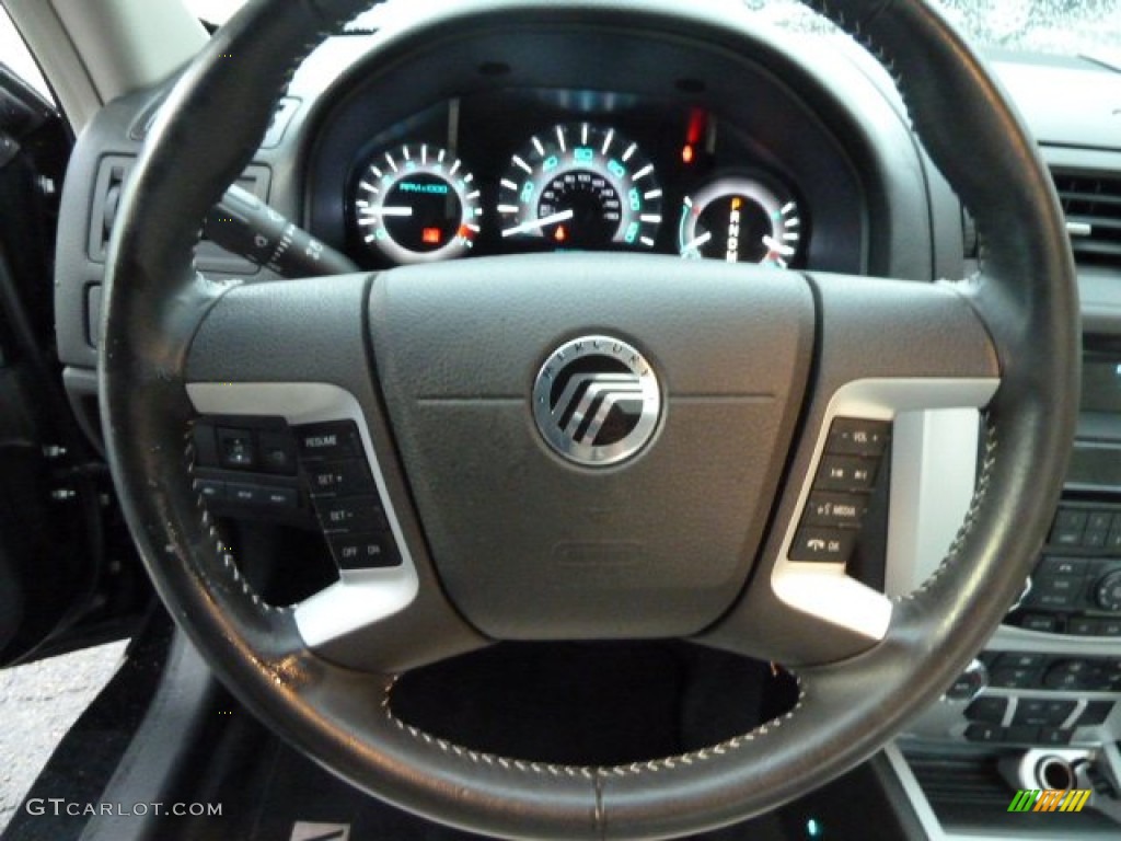 2010 Mercury Milan V6 Premier AWD Camel Steering Wheel Photo #55346993