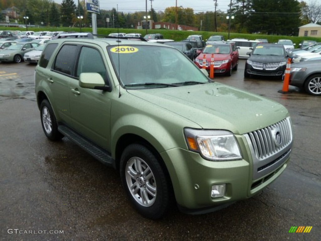 2010 Mariner V6 Premier 4WD - Kiwi Green Metallic / Greystone/Stone Alcantara photo #6