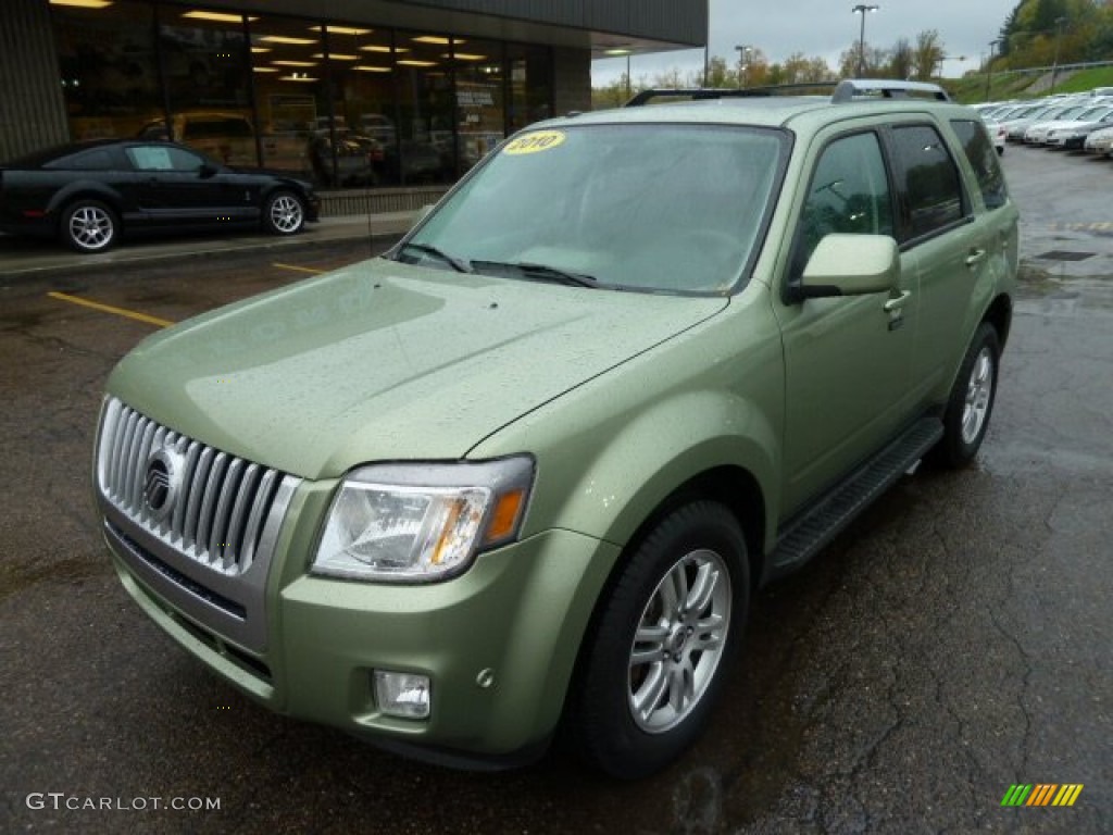 2010 Mariner V6 Premier 4WD - Kiwi Green Metallic / Greystone/Stone Alcantara photo #8