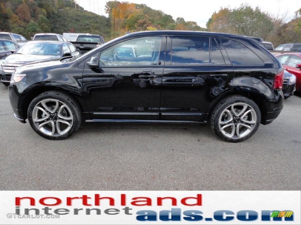 2012 Edge Sport AWD - Black / Charcoal Black/Silver Smoke Metallic photo #5