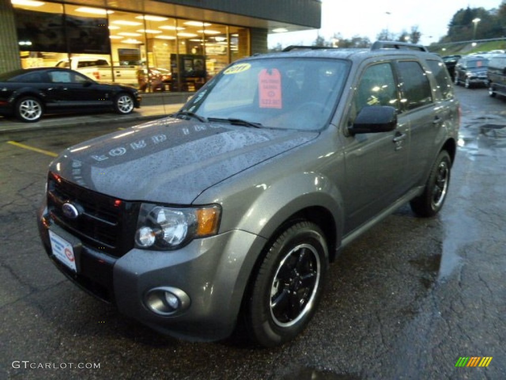 2011 Escape XLT Sport 4WD - Sterling Grey Metallic / Charcoal Black photo #8