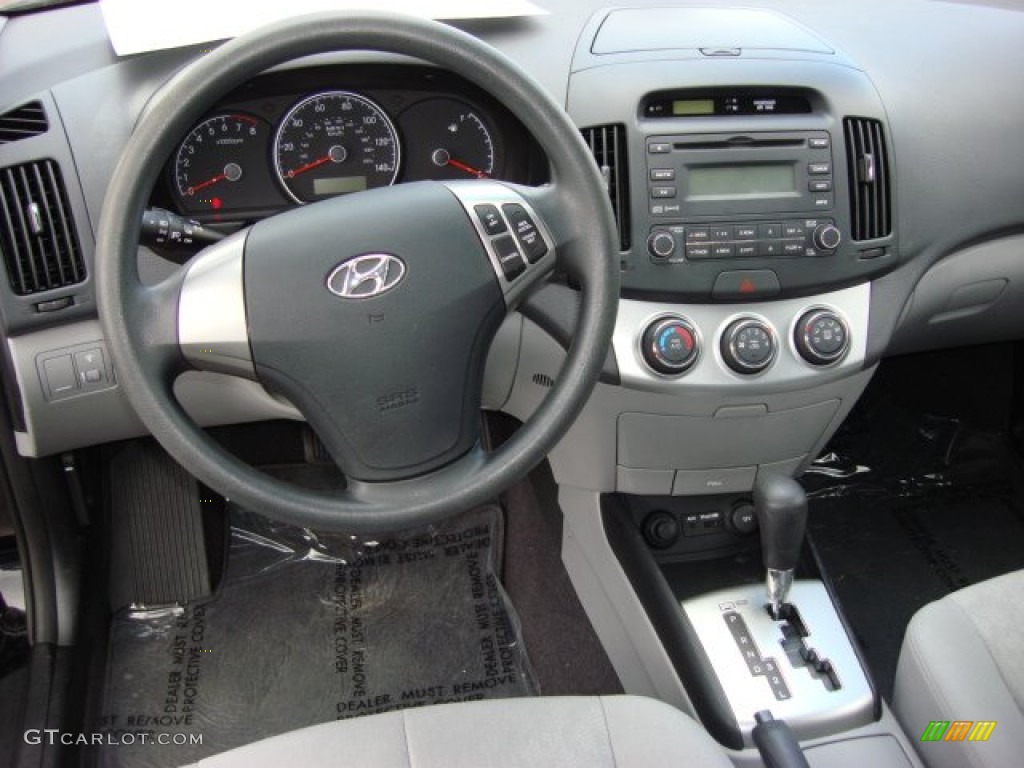2010 Hyundai Elantra GLS Gray Dashboard Photo #55347428
